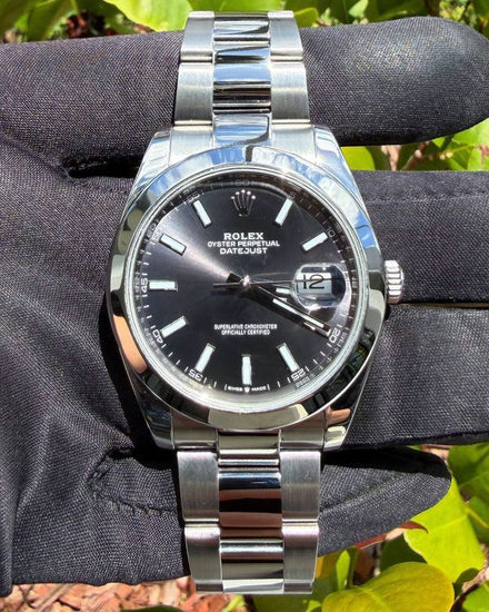 2019 Rolex Datejust 41MM Rhodium Dial Oyster Bracelet (126300)