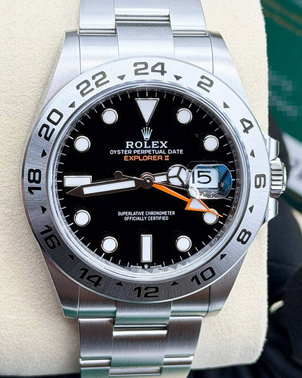 2026 Rolex Explorer II 42MM Black Dial Oyster Bracelet (226570)