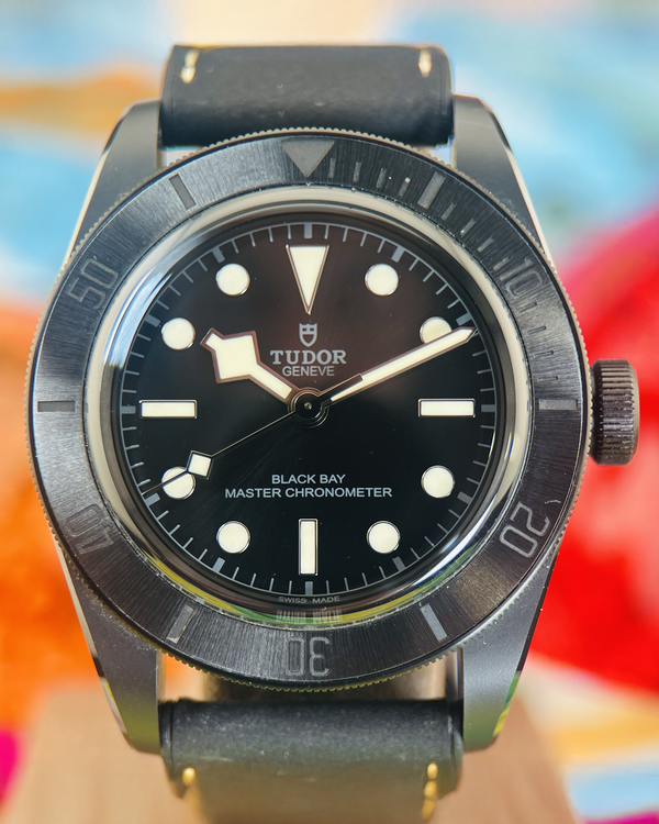 2025 Tudor Black Bay 41MM Black Dial Leather Strap (79210CNU)