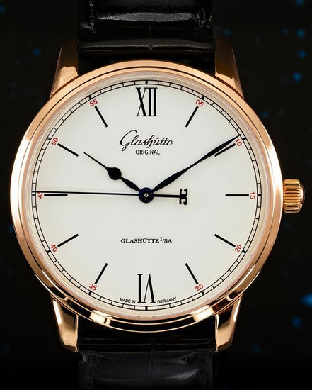 2024 Glashütte Original Senator Excellence 40MM Ivory Dial Leather Strap (1-36-01-02-05-01)