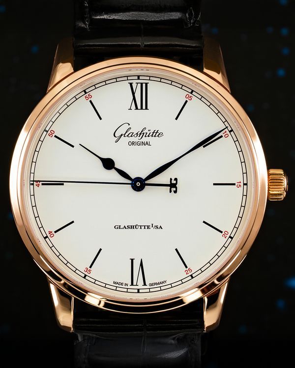 2024 Glashütte Original Senator Excellence 40MM Ivory Dial Leather Strap (1-36-01-02-05-01)