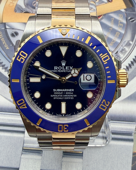 2025 Rolex Submariner Date "Bluesy" 41MM Blue Dial Two-Tone Oyster Bracelet (126613LB)