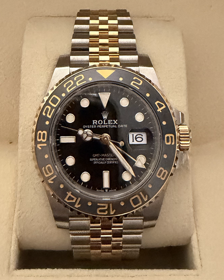 2025 Rolex GMT-Master II "Zombie" 40MM Black Dial Two-Tone Jubilee Bracelet (126713GRNR)