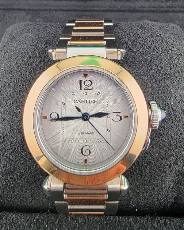 2022 Cartier Pasha De Cartier 35MM Silver Dial Two-Tone Bracelet (W2PA0008)