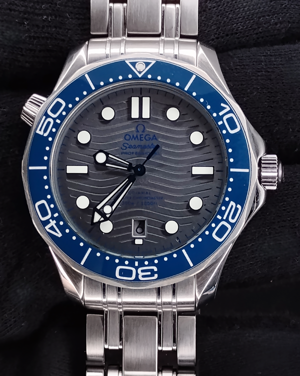 2023 Omega Seamaster Diver 300M 42MM Grey Dial Steel Bracelet (210.30.42.20.06.001)