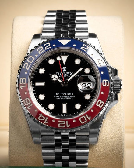2022 Rolex GMT-Master II "Pepsi" 40MM Black Dial Jubilee Bracelet (126710BLRO)