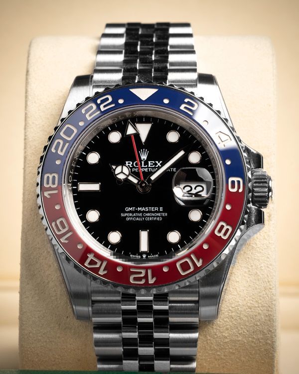 2022 Rolex GMT-Master II "Pepsi" 40MM Black Dial Jubilee Bracelet (126710BLRO)