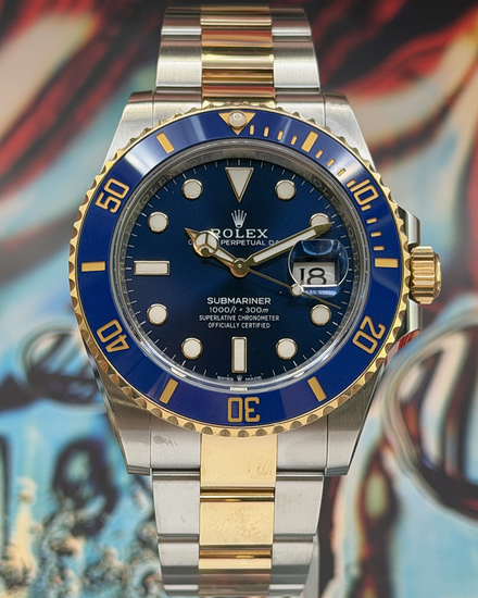 2024 Rolex Submariner Date "Bluesy" 41MM Blue Dial Two-Tone Oyster Bracelet (126613LB)