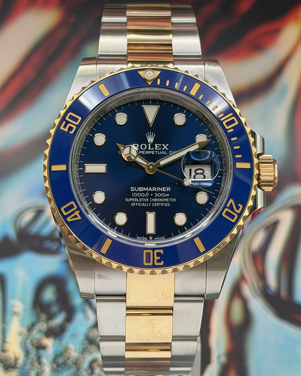 2024 Rolex Submariner Date "Bluesy" 41MM Blue Dial Two-Tone Oyster Bracelet (126613LB)
