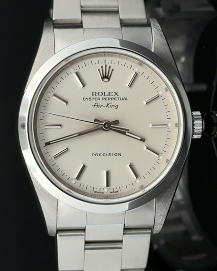2002 Rolex Air-King 34MM Silver Dial Oyster Bracelet (14000M)