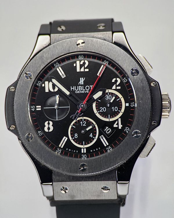 2012 Hublot Big Bang Black Magic 44MM Black Dial Rubber Strap (301.CX.130.RX)