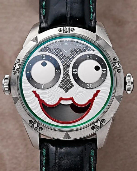 2020 Konstantin Chaykin Joker Classic L.E. 42MM Silver Dial Leather Strap (K07-O.Ti01.03)
