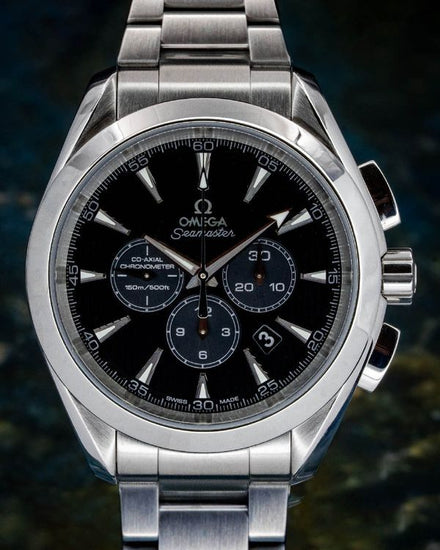 2012 Omega Seamaster Aqua Terra 150M 44MM Black Dial Steel Bracelet (231.10.44.50.01.001)
