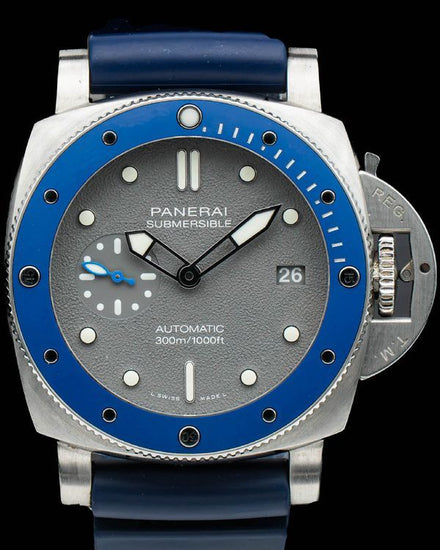 2020 Panerai Submersible 42MM Grey Dial Rubber Strap (PAM00959)
