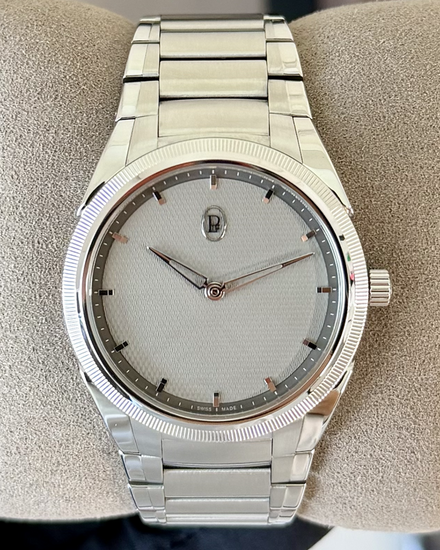 2025 Parmigiani Fleurier Tonda 36MM Grey Dial Steel Bracelet (PFC804-1020001-100182)