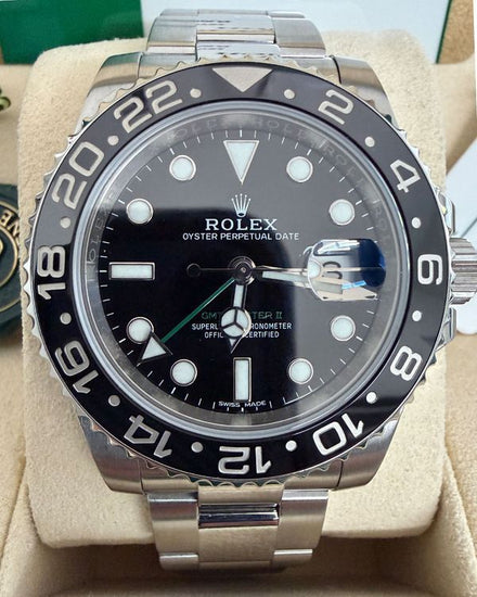 2018 Rolex GMT-Master II 40MM Black Dial Oyster Bracelet (116710LN)