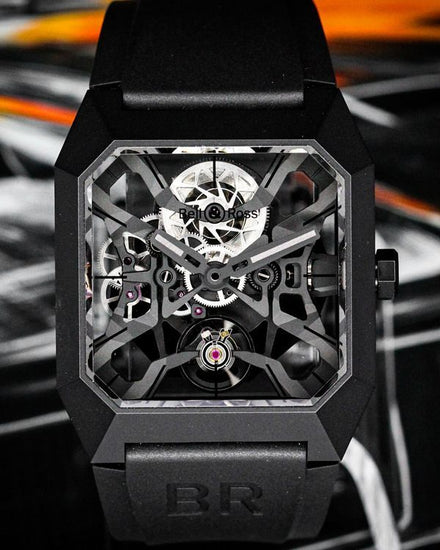 No Reserve - Bell & Ross BR 03 Cyber Ceramic L.E. 42MM Skeleton Dial Rubber Strap (BR03-CYBER-CE)
