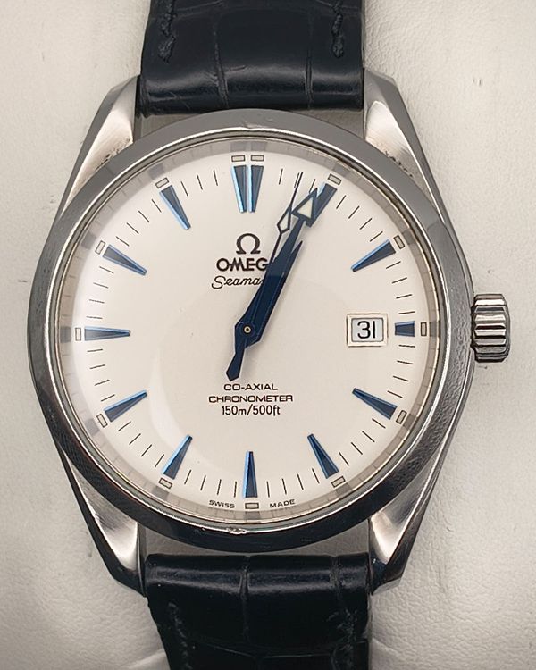 Omega Seamaster Aqua Terra 39.2MM White Dial Leather Strap (2503.33.00)