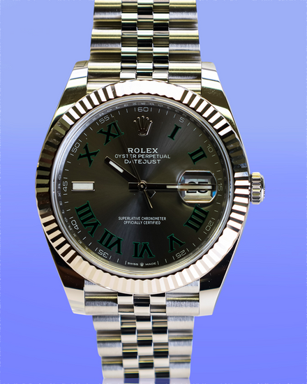 2026 Rolex Datejust "Wimbledon" 41MM Slate Dial Jubilee Bracelet (126334)
