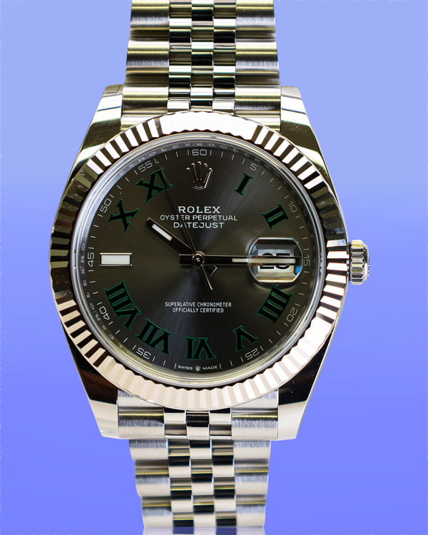 2026 Rolex Datejust "Wimbledon" 41MM Slate Dial Jubilee Bracelet (126334)