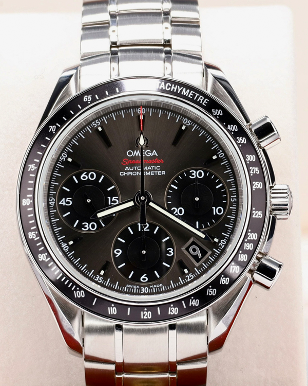 2012 Omega Speedmaster Date 40MM Grey Dial Steel Bracelet (323.30.40.40.06.001)