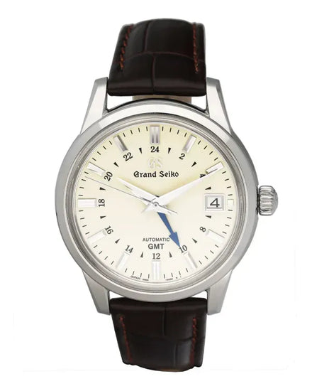2025 Grand Seiko Elegance 39.5MM Ivory Dial Leather Strap (SBGM221)