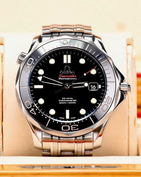 2022 Omega Seamaster Diver 300M 41MM Black Dial Steel Bracelet (212.30.41.20.01.003)