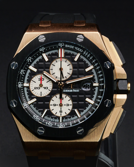 2014 Audemars Piguet Royal Oak Offshore Chronograph 44MM Black Dial Rubber Strap (26401RO.OO.A002CA.01)