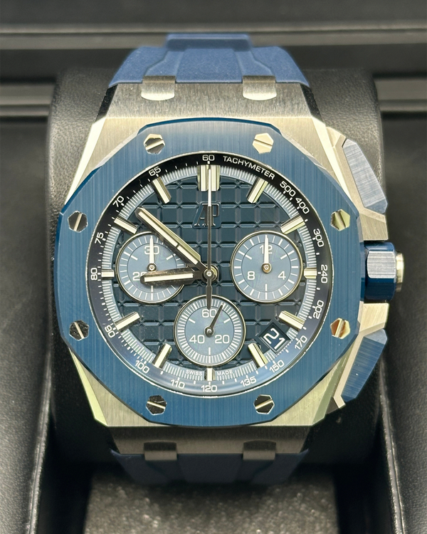 2025 Audemars Piguet Royal Oak Offshore 43MM Blue Dial Rubber Strap (26420SO.OO.A029VE.01)