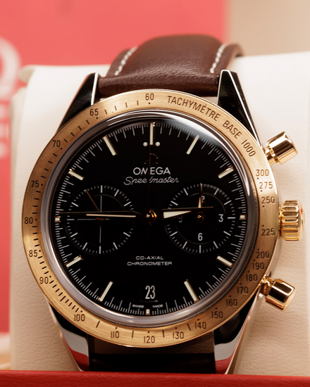 2025 Omega Speedmaster '57 41.5MM Black Dial Leather Strap (331.22.42.51.01.001)