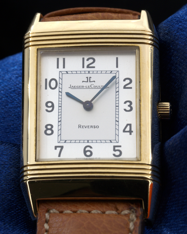 Jaeger-LeCoultre Reverso 23MM Silver Dial Leather Strap (250.1.86)