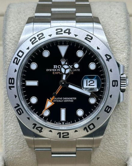 2022 Rolex Explorer II 42MM Black Dial Oyster Bracelet (226570)