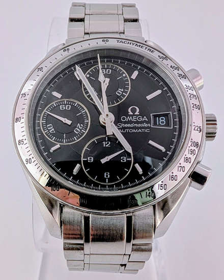 Omega Speedmaster Date 39MM Black Dial Steel Bracelet (3513.50.00)