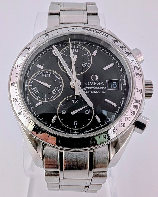 Omega Speedmaster Date 39MM Black Dial Steel Bracelet (3513.50.00)