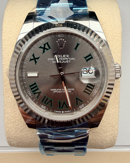 2023 Rolex Datejust "Wimbledon" 41MM Slate Dial Oyster Bracelet (126334)