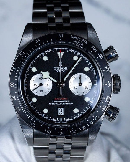 Tudor Black Bay Chrono 41MM Black Dial Steel Bracelet (79360N)