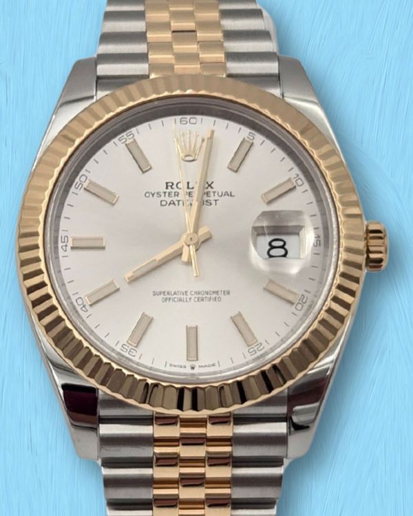2019 Rolex Datejust 41MM Silver Dial Two-Tone Jubilee Bracelet (126333)