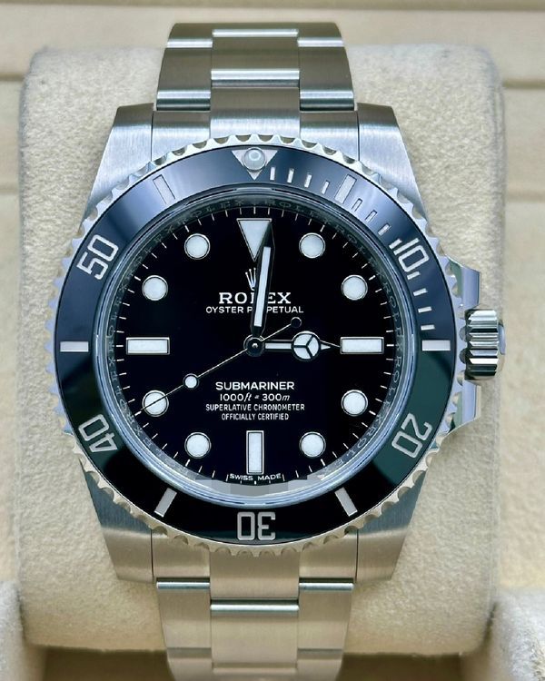 2019 Rolex Submariner No Date 40MM Black Dial Oyster Bracelet (114060)