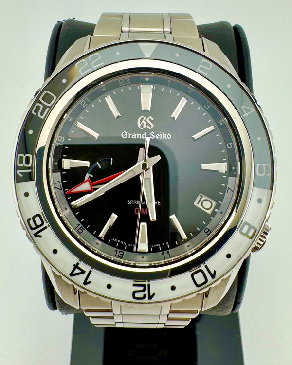 No Reserve - 2025 Grand Seiko Sport GMT 44MM Black Dial Steel Bracelet (SBGE277G)