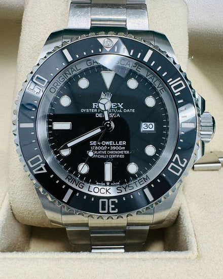 No Reserve - 2022 Rolex Sea-Dweller Deepsea 44MM Black Dial Oyster Bracelet (126660)