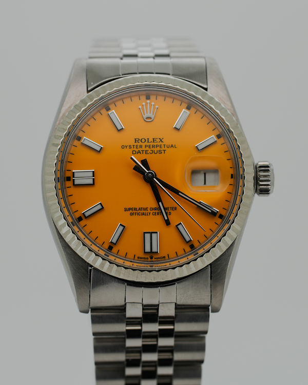 Rolex Datejust 36MM Aftermarket Yellow Dial Jubilee Bracelet (126234)