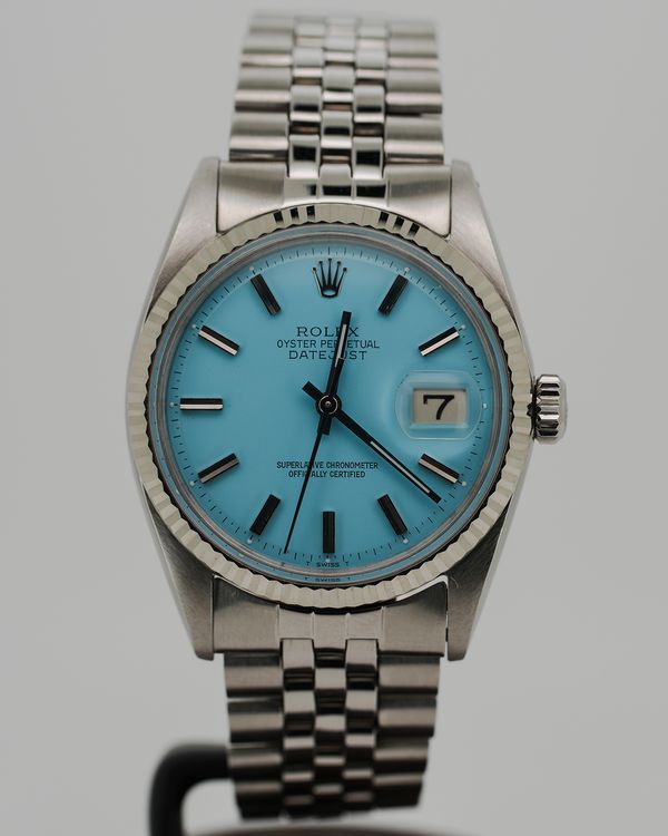 Rolex Datejust 36MM Aftermarket Blue  Dial Jubilee Bracelet (1601)