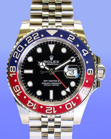 2025 Rolex GMT-Master II "Pepsi" 40MM Black Dial Jubilee Bracelet (126710BLRO)