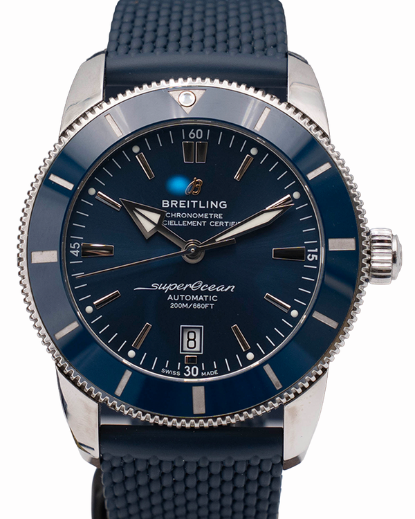 Breitling Superocean Heritage 46MM Blue Dial Rubber Strap (AB2020)