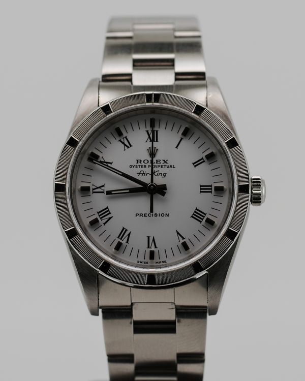 Rolex Air-King 34MM White Dial Oyster Bracelet (14010)