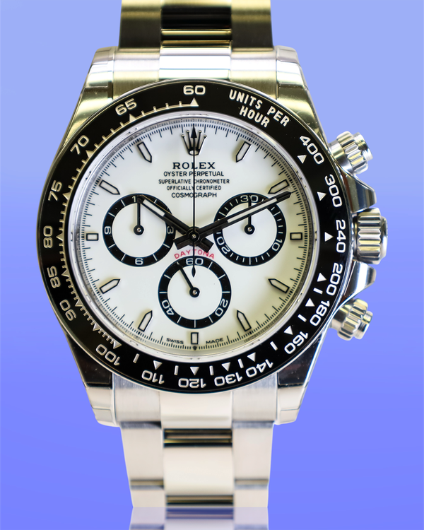 2026 Rolex Cosmograph Daytona "Panda" 40MM White Dial Oyster Bracelet (126500LN)