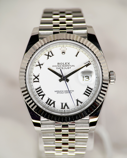No Reserve - 2026 Rolex Datejust 41MM White Dial Jubilee Bracelet (126334)