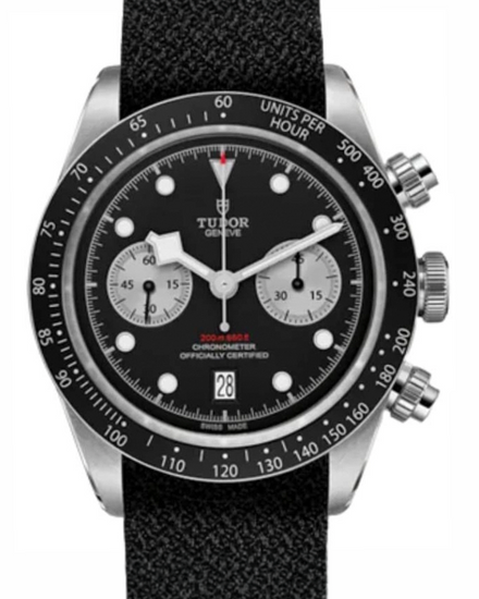 2023 Tudor Black Bay Chronograph 41MM Black Dial Textile Strap (79360N)