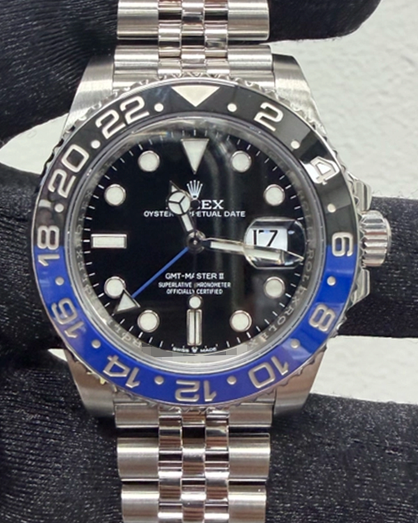 2022 Rolex GMT-Master II "Batgirl" 40MM Black Dial Jubilee Bracelet (126710BLNR)