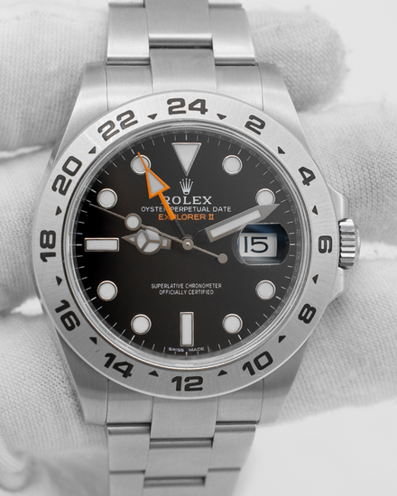 2018 Rolex Explorer II 42MM Black Dial Oyster Bracelet (216570)